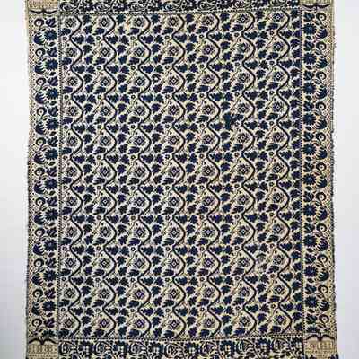 Ohio coverlet; doublecloth; G. McLeran