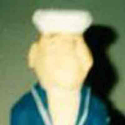 Sailor Wood Carving