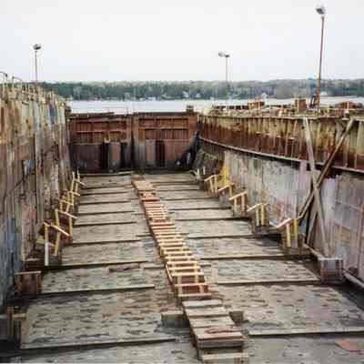 Drydock at Bay Shipbuilding 2002