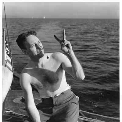 Howard Hunt on Half moon in water