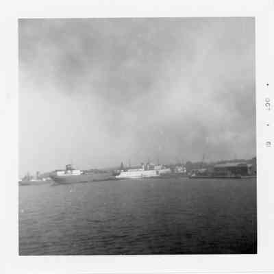 Several docked vessels October 1961