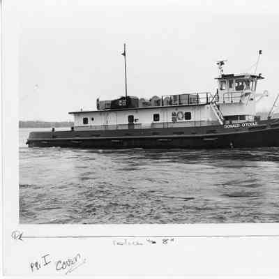 Steel tugboat Donald O'Toole underway 1974