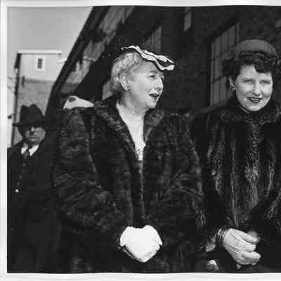 Two women at PC-1229 launching