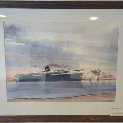 City of Midland Watercolor Painting