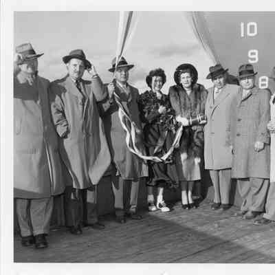 Christening party of Barge G-1 at Christy Corp