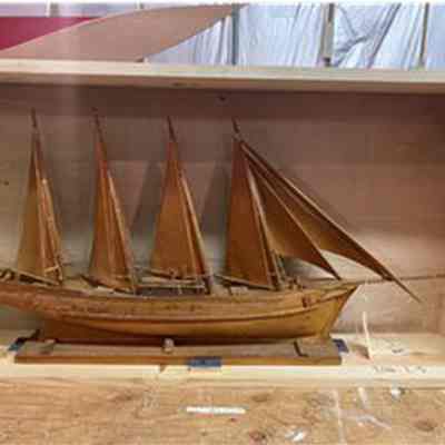 Four-Masted Schooner Model