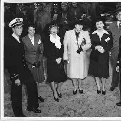 The four sponsors of Labor Day launch 1942