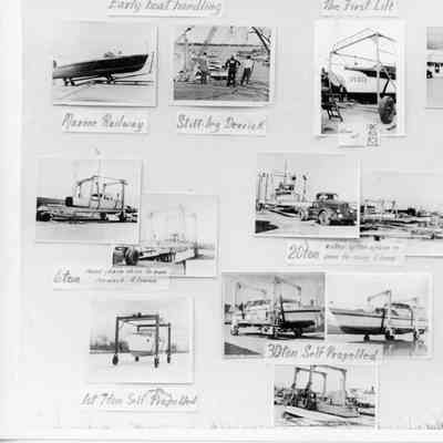 Different models of Travelifts on wall