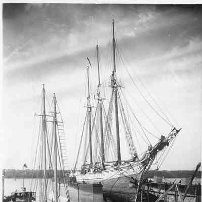 J.T. Wing in drydock 1937