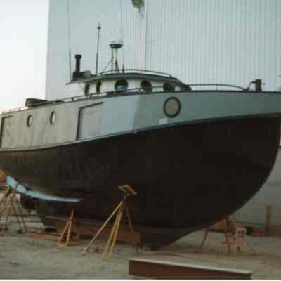 Fishing tug William G. at shipyard 1999
