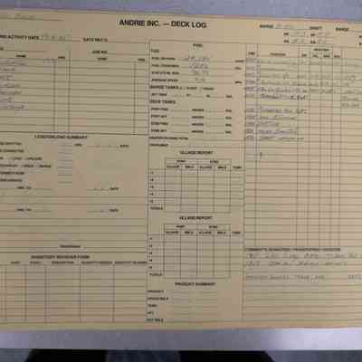 John Purves Ship Log