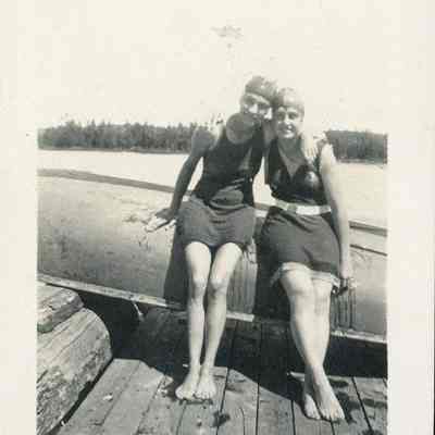 Leni Hotz and Marie Fish Creek 1923