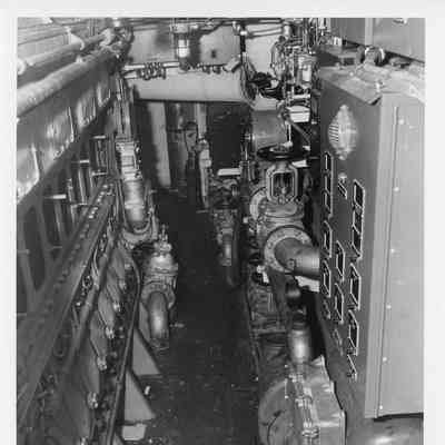 Engine room of Carport November 7, 1950