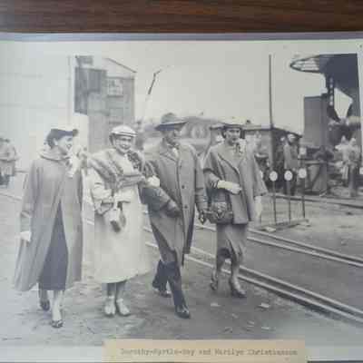Christianson Family at launching of LST-1167