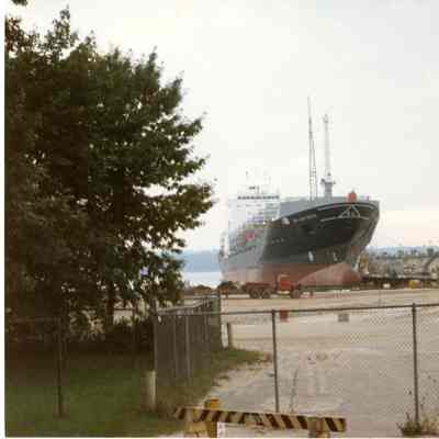 Sealand Kodiak at Bay Shipbuilding 1987
