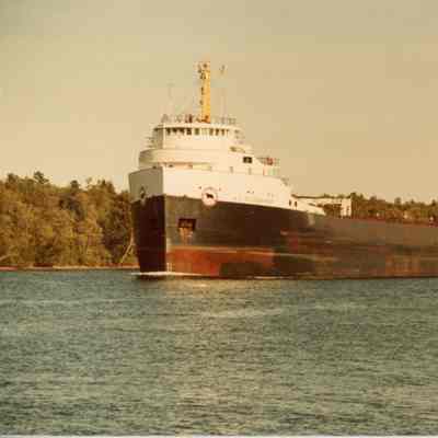 Freighter A.S. Glossbrenner in Saint Mary's River June 1982