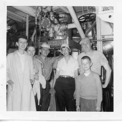 SS North American engine room June 1956
