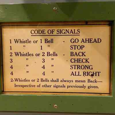 C.C. West Instructional Sign