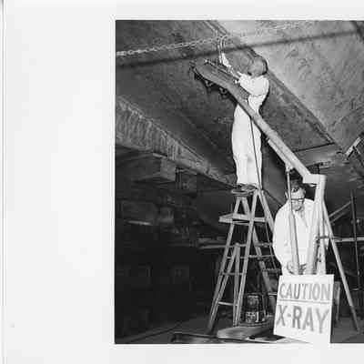 Alcoa Seaprobe being x-rayed