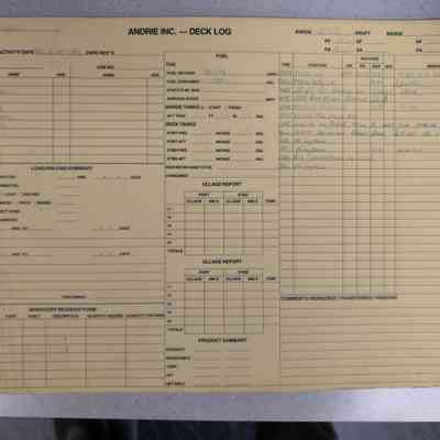 John Purves Ship Log