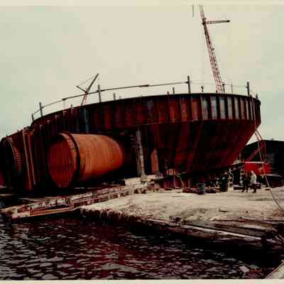 Offshore water discharge unit for Nuclear Generator Plant cooling water 1975