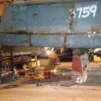 Welder at Bay Shipbuilding 2005