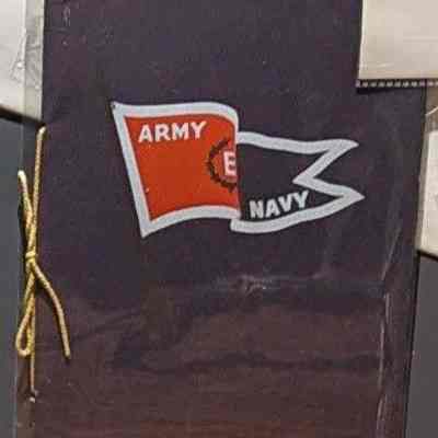 Army Navy E Booklet