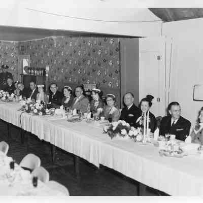 LST-1170 sponsor dinner May 22, 1954