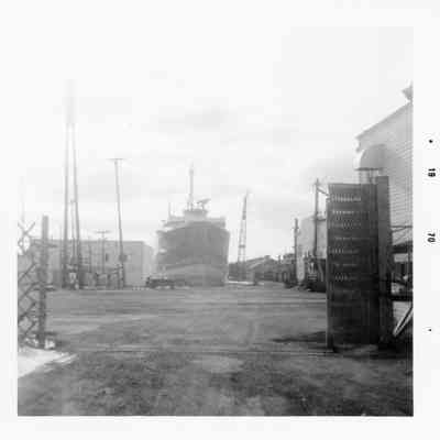 Amoco Illinois at shipyard