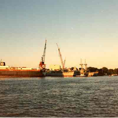 USS Gladiator, USS Pioneer, USS Warrior and Viking at PBI 1991