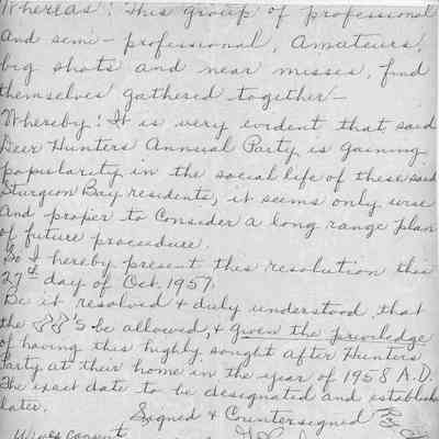 Hunting Party Letter
