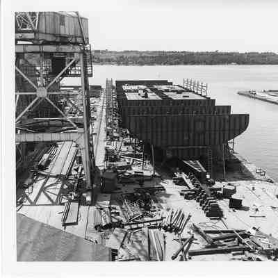Badger under construction at Christy Corp August 1, 1951