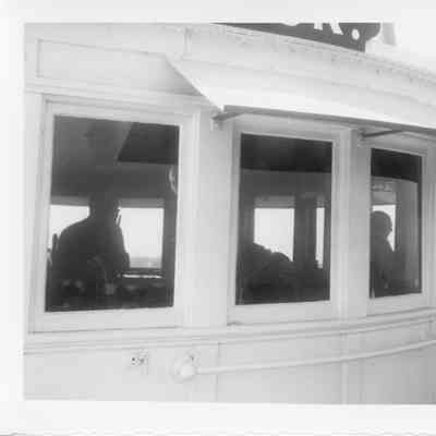 Exterior of William P. Snyder Jr.'s pilot house 1953