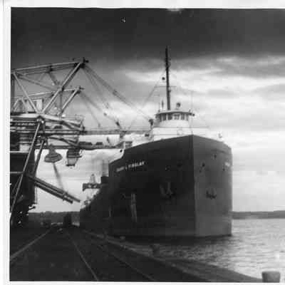 L. Findlay being loaded