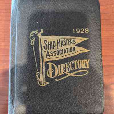 Ship Masters Assocation 1928 Directory