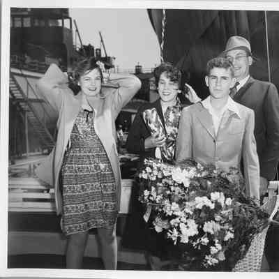 Christening party for FP-371 pre-christening May 14, 1944
