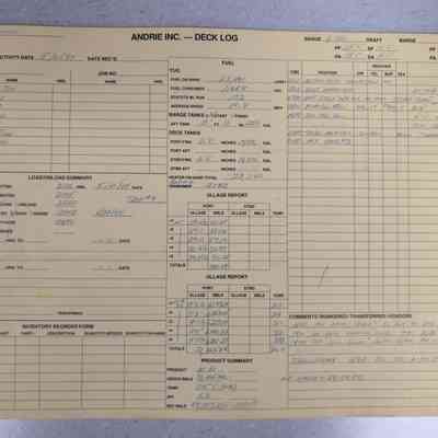 John Purves Ship Log