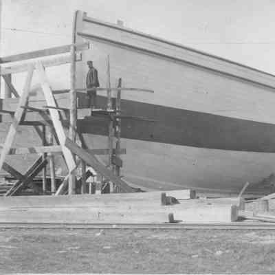 Vessel being constructed