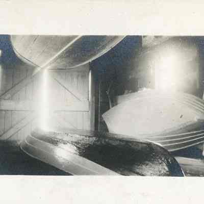 Hotz family boathouse Fish Creek 1924