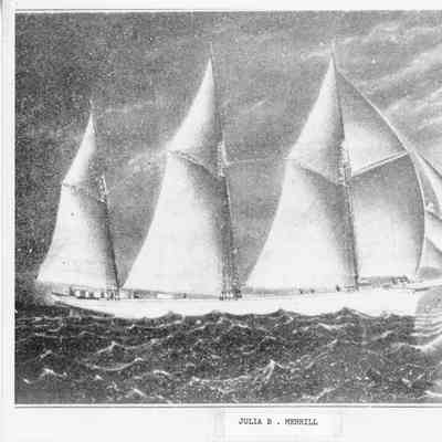 Schooner Julia B. Merill underway