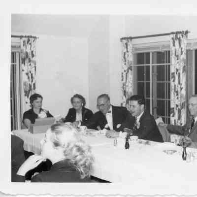 Dinner at naval office party