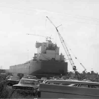 Charles E. Wilson at Bay Shipbuilding 1973