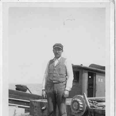 Captain W.E. Marshall at Canal May 17, 1897