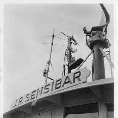J.R. Sensibar nameboard