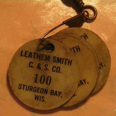 Leathem Smith C. & S. Co. Identification Tag