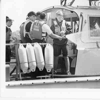 USCG hose demonstration