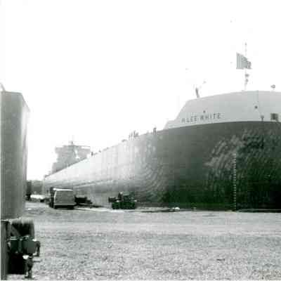 H. Lee White during Bay Shipbuilding open house 1974