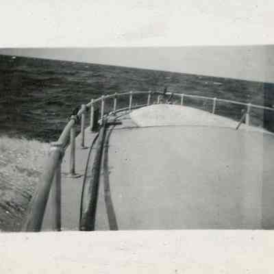 Forward deck of Oweenee