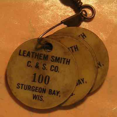 Leathem Smith C. & S. Co. Identification Tag