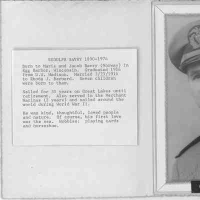 Captain Rudolph Bavry in Uniform
